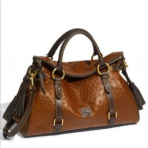 Dooney & Bourke Ostrich Leather Satchel- BRAND NEW